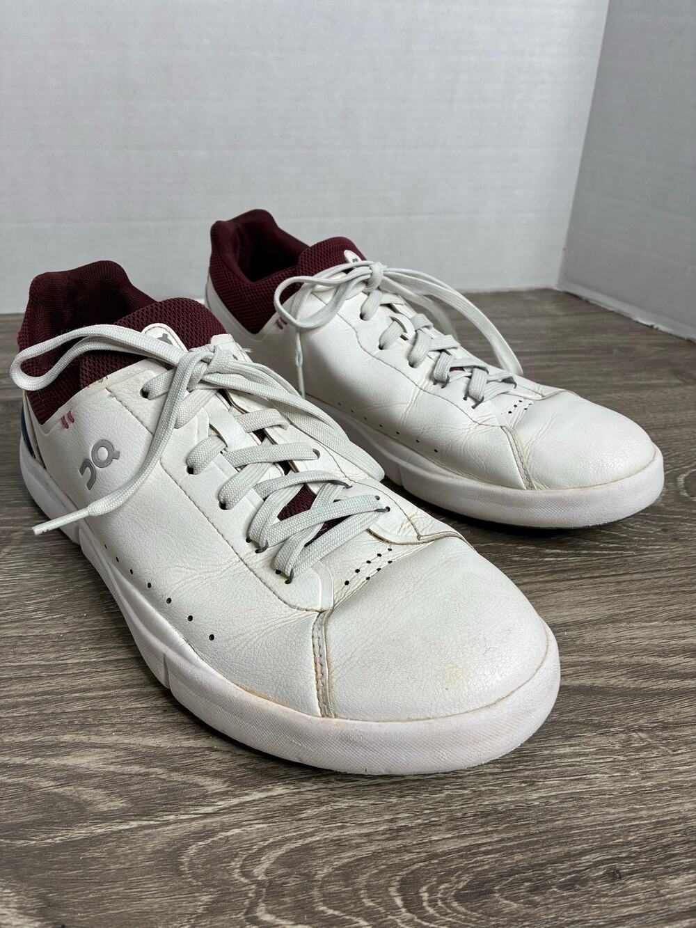 On Cloud OC The Roger Advantage Sneakers Men's 10 White Mulberry Shoes